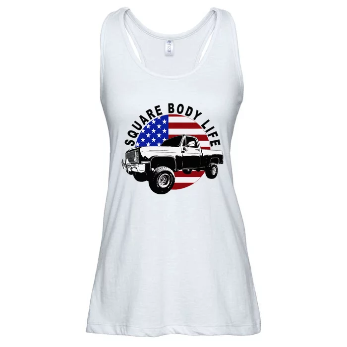 Classic Squarebody Truck 4x4 Square Body Ladies Essential Flowy Tank