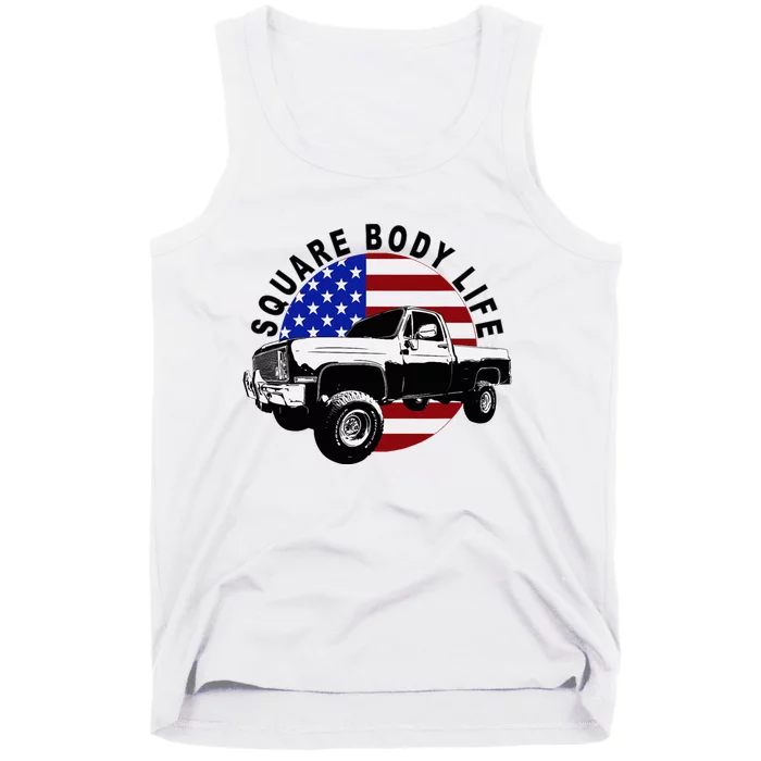 Classic Squarebody Truck 4x4 Square Body Tank Top