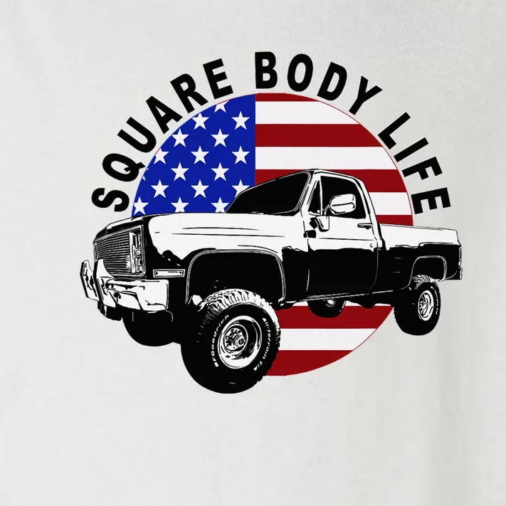 Classic Squarebody Truck 4x4 Square Body Toddler Long Sleeve Shirt