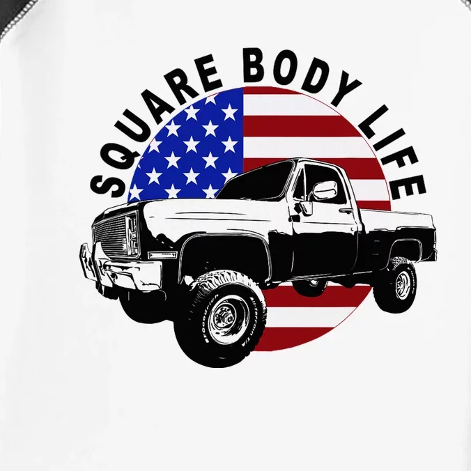 Classic Squarebody Truck 4x4 Square Body Infant Baby Jersey Bodysuit