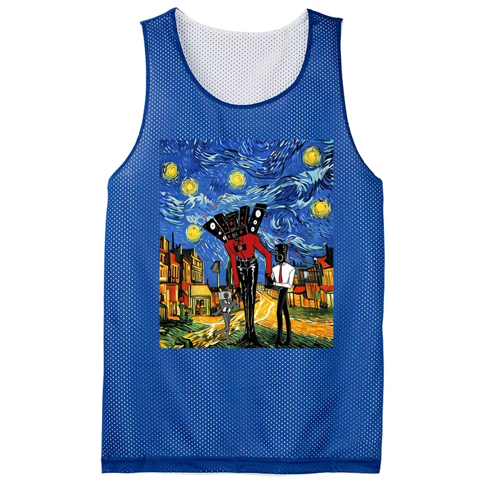 Cameraman Speakerman Tvman Skibidi_ Toilet Meme Game Mesh Reversible Basketball Jersey Tank