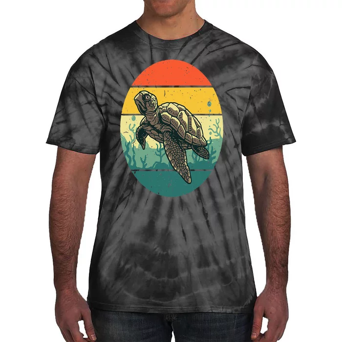 Cool Sea Turtle For  Tortoise Sea Animal Zookeeper Tie-Dye T-Shirt