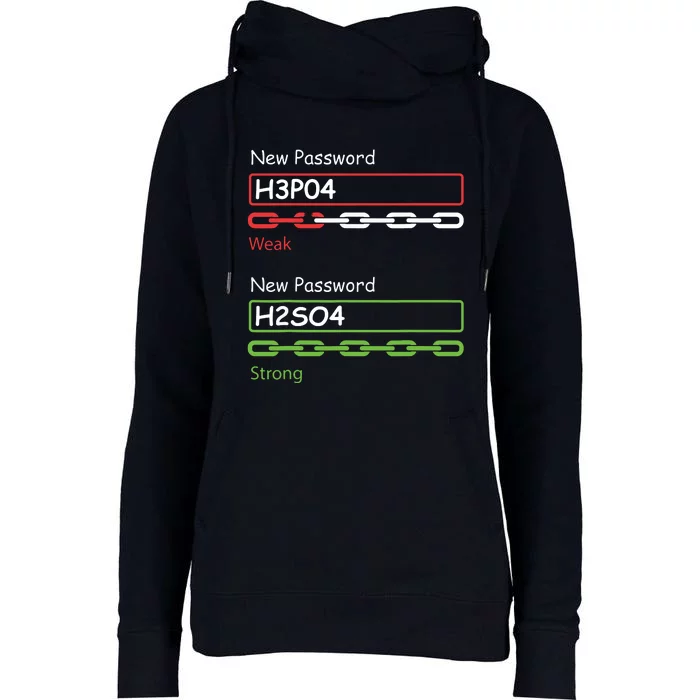 Chemist Science Teacher Student Chemistry Womens Funnel Neck Pullover Hood