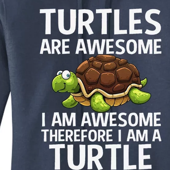 Cool Sea Turtle Design Tortoise Turtle Lover Women's Pullover Hoodie