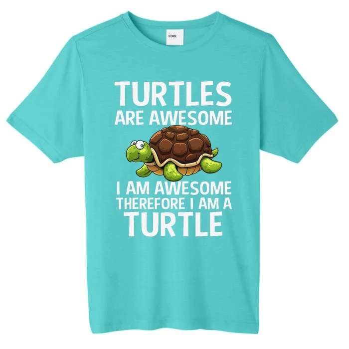 Cool Sea Turtle Design Tortoise Turtle Lover ChromaSoft Performance T-Shirt