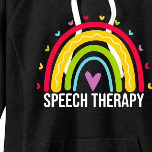 Cute Speech Therapy Therapist Speech Pathologist Gift Women's Fleece Hoodie