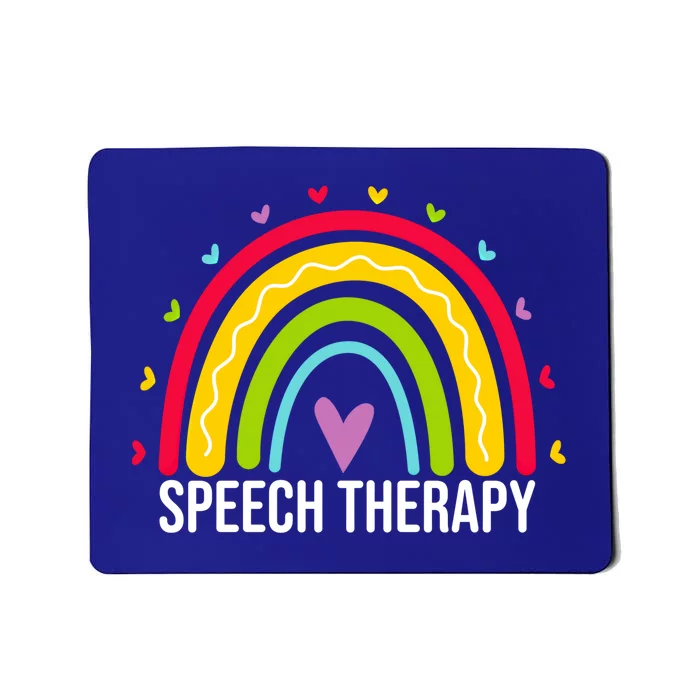 Cute Speech Therapy Therapist Speech Pathologist Gift Mousepad