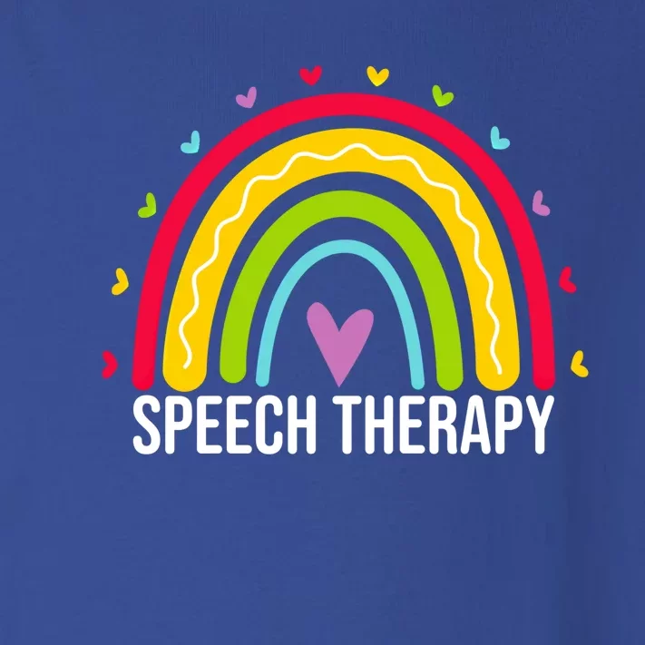 Cute Speech Therapy Therapist Speech Pathologist Gift Toddler Long Sleeve Shirt