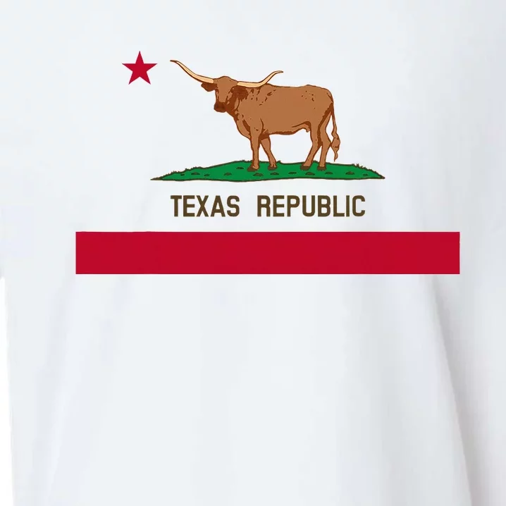 California Style Texas State Flag Sueded Cloud Jersey T-Shirt