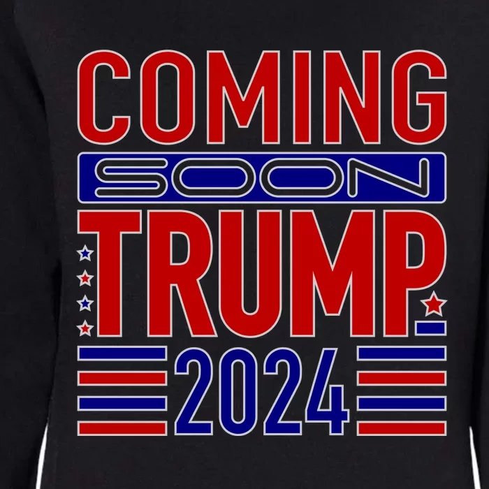 Coming Soon Trump 2024 Womens California Wash Sweatshirt