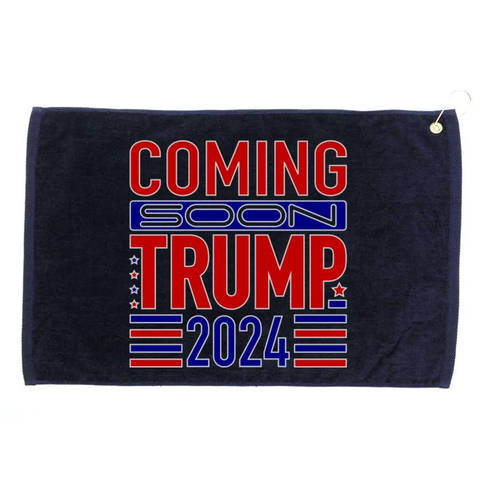 Coming Soon Trump 2024 Grommeted Golf Towel