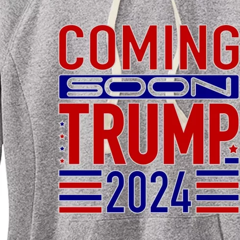 Coming Soon Trump 2024 Women's Fleece Hoodie