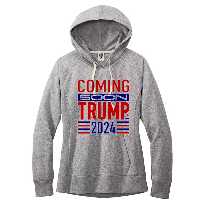 Coming Soon Trump 2024 Women's Fleece Hoodie