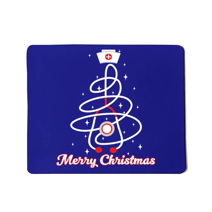 Christmas Stethoscope Tree Costume Nursing Xmas Gift Mousepad