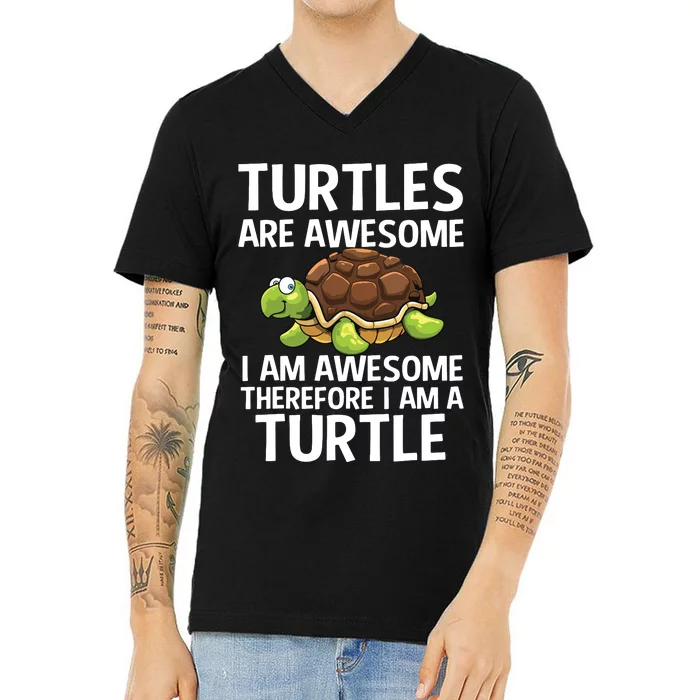 Cool Sea Turtle For Men Women Tortoise Lover Turtle Animal V-Neck T-Shirt