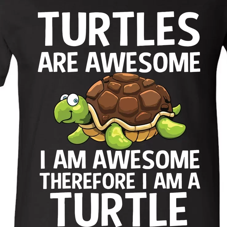 Cool Sea Turtle For Men Women Tortoise Lover Turtle Animal V-Neck T-Shirt