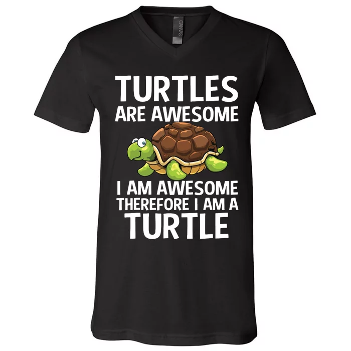 Cool Sea Turtle For Men Women Tortoise Lover Turtle Animal V-Neck T-Shirt