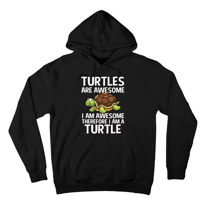 Cool Sea Turtle For Men Women Tortoise Lover Turtle Animal Tall Hoodie