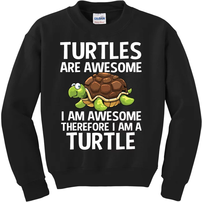 Cool Sea Turtle For Men Women Tortoise Lover Turtle Animal Kids Sweatshirt