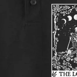 Celestial Skeleton The Lovers Tarot Card Moon Reading Holder Dry Zone Grid Performance Polo