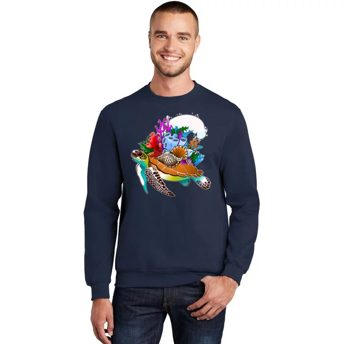 Cool Sea Turtle Ocean Life Sweatshirt