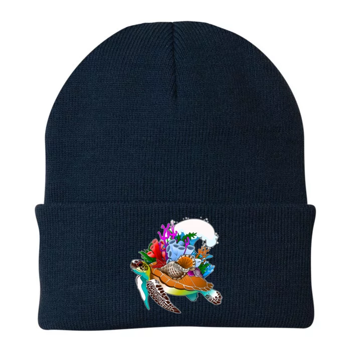 Cool Sea Turtle Ocean Life Knit Cap Winter Beanie