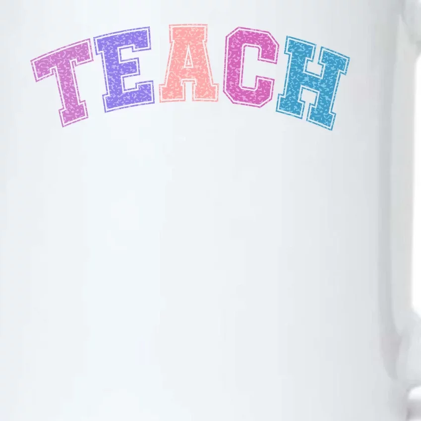 Cute Sporty Teach Logo Black Color Changing Mug