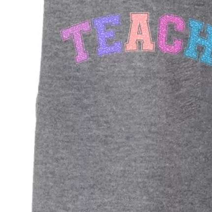 Cute Sporty Teach Logo Doggie 3-End Fleece Hoodie