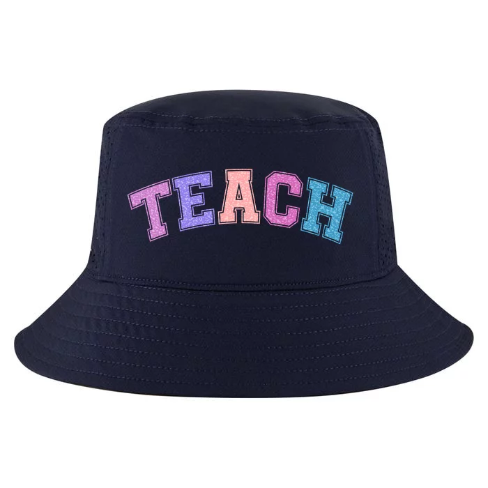 Cute Sporty Teach Logo Cool Comfort Performance Bucket Hat