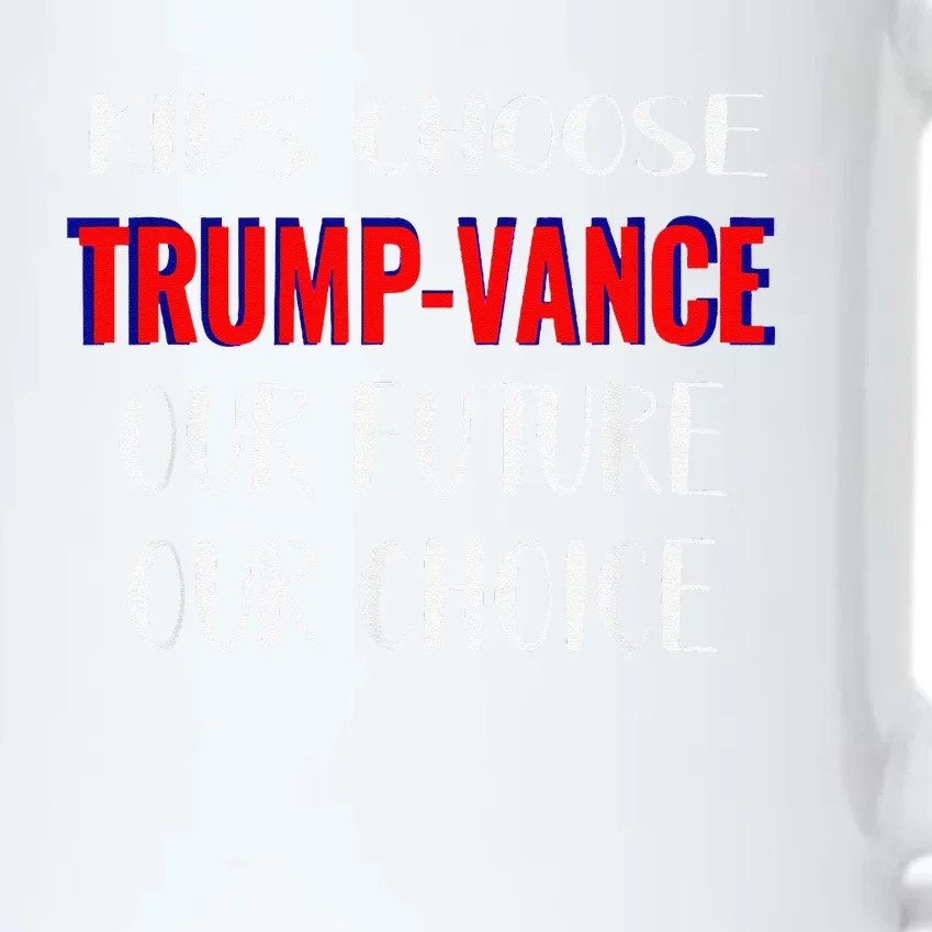 Choose Support Trumpvance Slogan Election 2024 Black Color Changing Mug