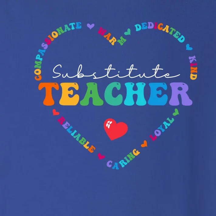 Cute Substitute Teacher Appreciati To School Gift Toddler Long Sleeve Shirt