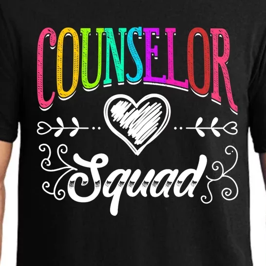 Counselor Squad Teacher Back To School Pajama Set