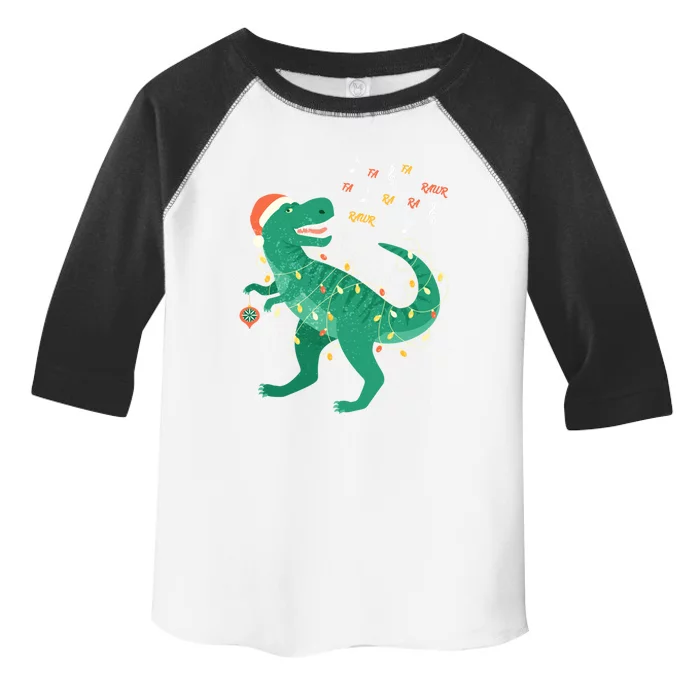 Cute Santa T Rex Singing Fa Ra Ra Rawr Xmas Funny Gift Dino Lover Cute Gift Toddler Fine Jersey T-Shirt