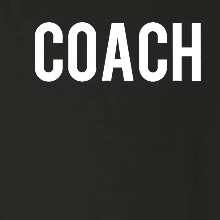 COACH Shirt TShirt For Men & Women Coaches Toddler Long Sleeve Shirt