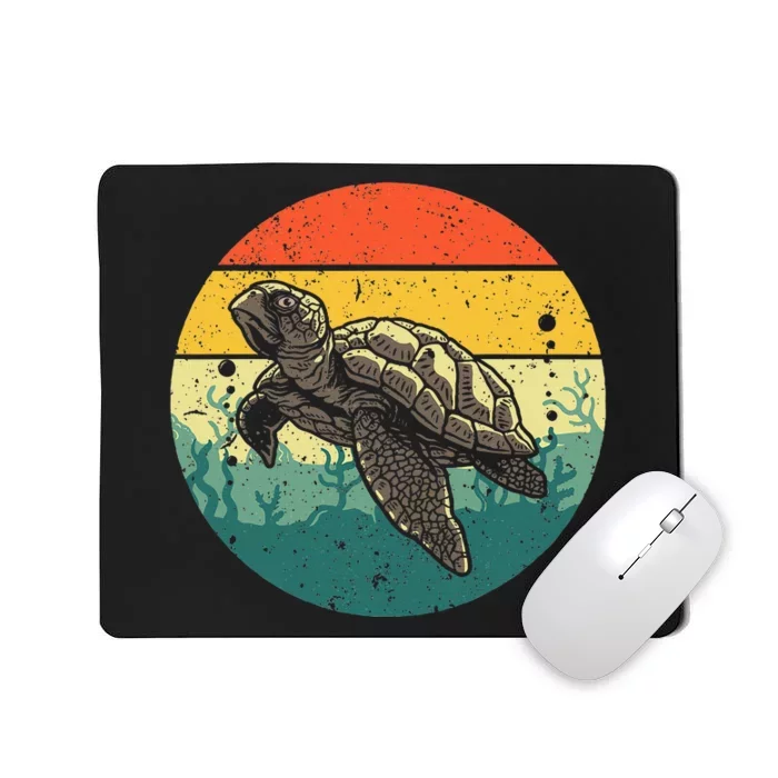 Cool Sea Turtle For Tortoise Sea Animal Zookeeper Mousepad