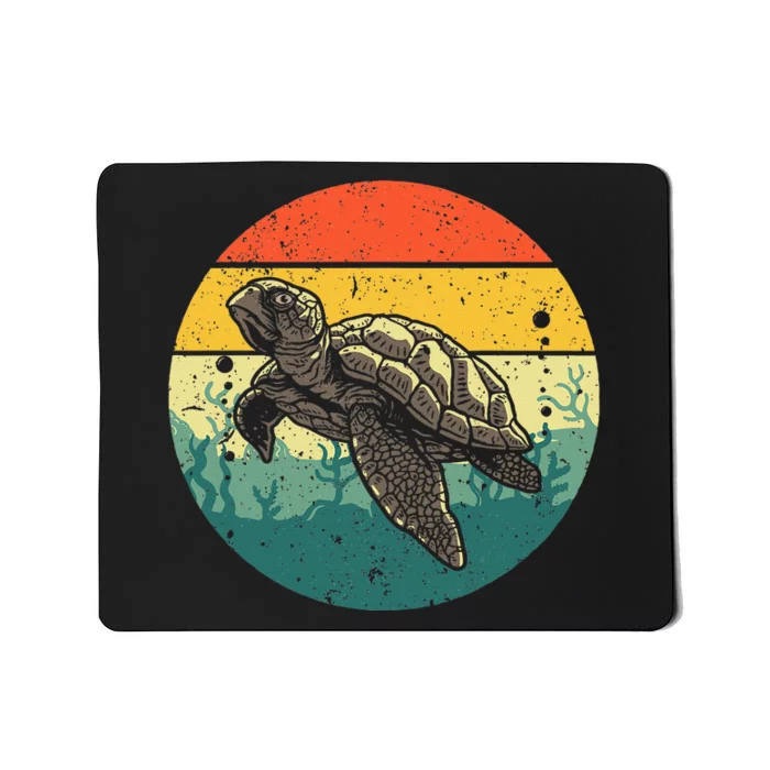 Cool Sea Turtle For Tortoise Sea Animal Zookeeper Mousepad