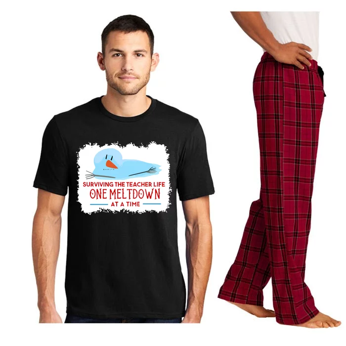 Christmas Surviving Teacher Life Meltdown Xmas Pajama Set