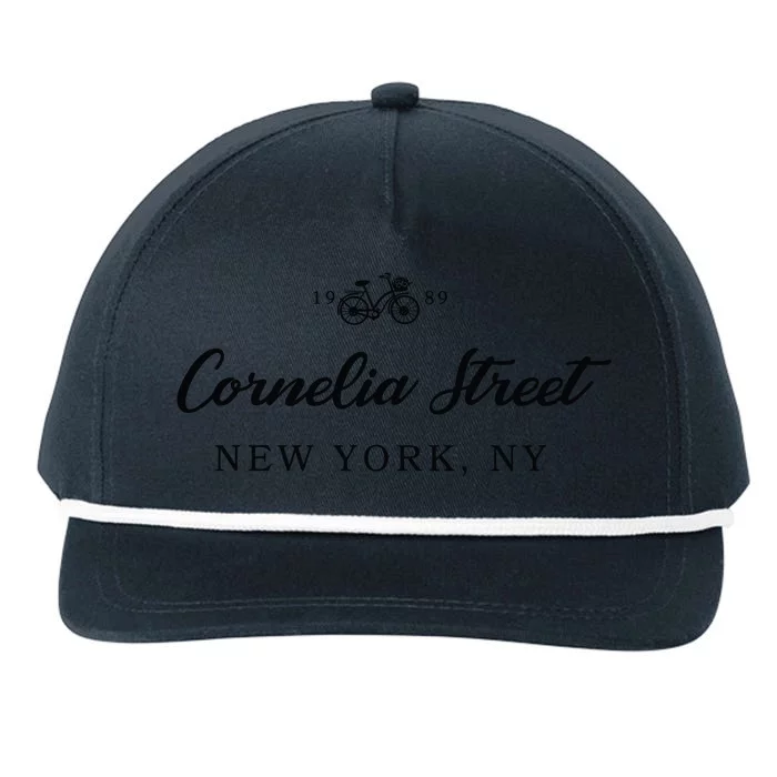 Cornelia Street Taylor Snapback Five-Panel Rope Hat