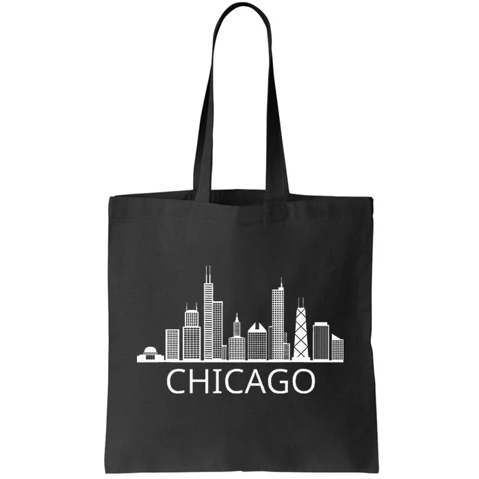 Chicago Skyline Throwback Design Classic Tote Bag