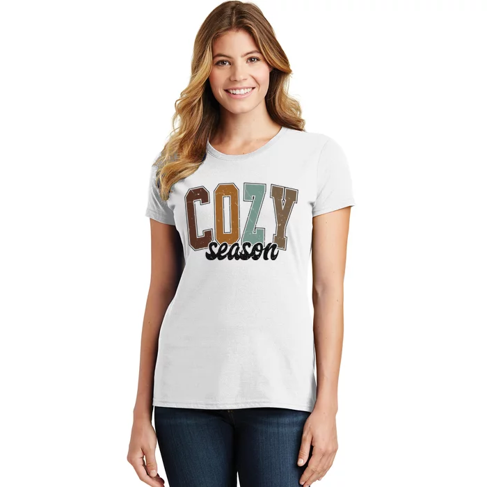 Cozy Season Thanksgiving Halloween Gift Idea Women's T-Shirt