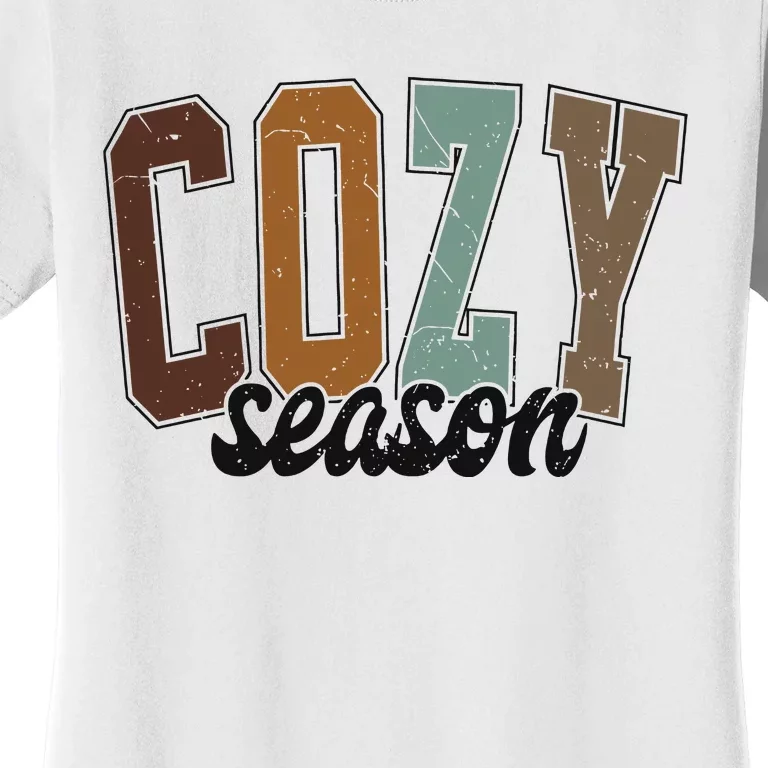 Cozy Season Thanksgiving Halloween Gift Idea Women's T-Shirt