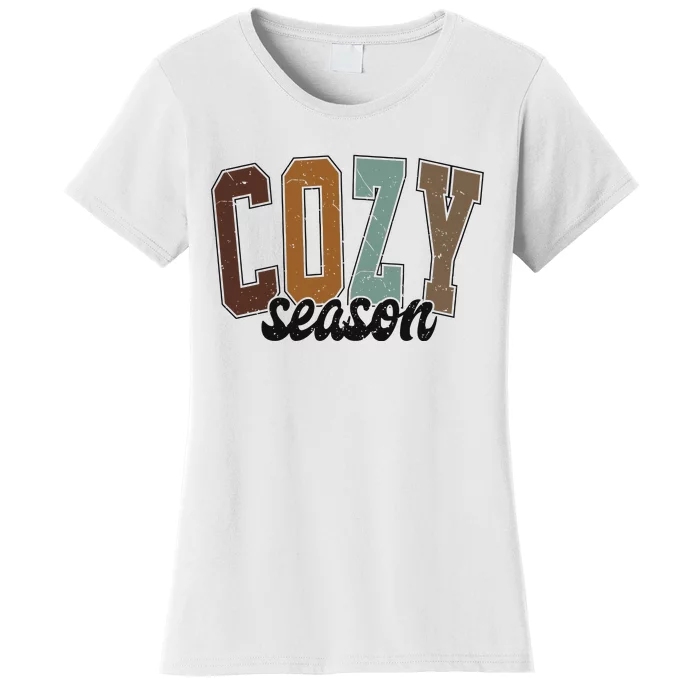 Cozy Season Thanksgiving Halloween Gift Idea Women's T-Shirt