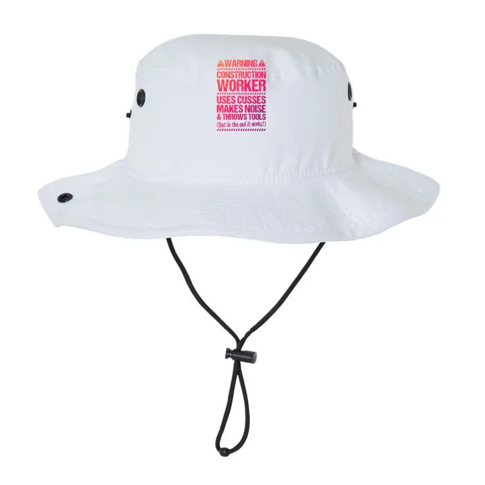 Construction Site Throws Tools Construction Worker Gift Legacy Cool Fit Booney Bucket Hat