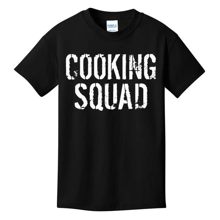 Cooking Squad Team Kitchen Friends Culinary Cook Kids T-Shirt