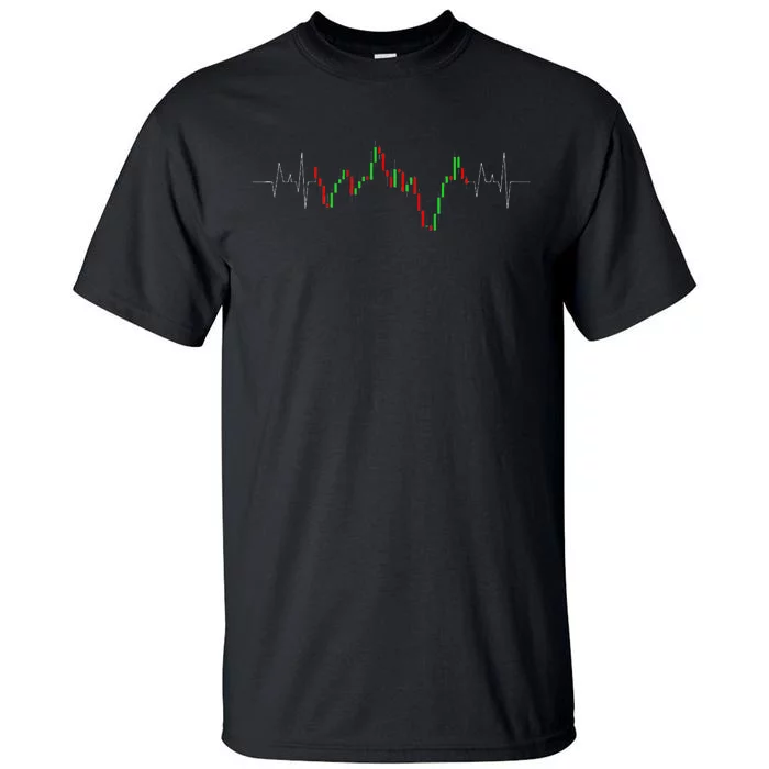 Cool Stock Trading Candlestick Stock Market Tall T-Shirt