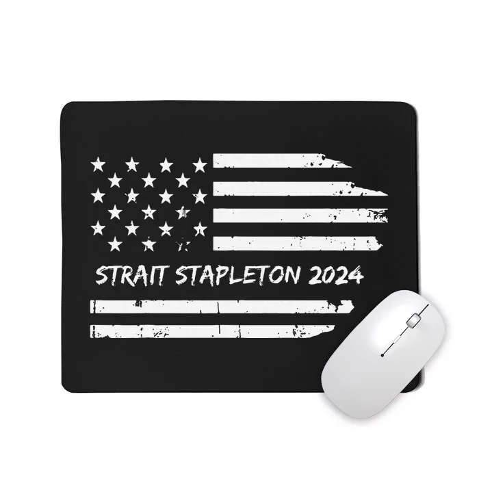 Country Stars Unite American Flag Patriotic Concert Mousepad