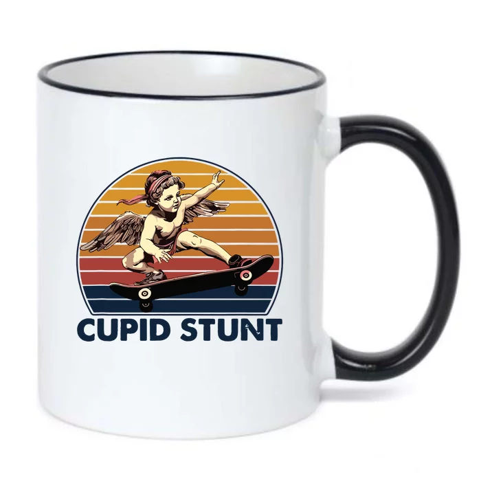 Cupid Stunt Unhinged Cringe Inappropriate Embarrassing Black Color Changing Mug