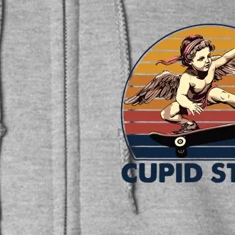 Cupid Stunt Unhinged Cringe Inappropriate Embarrassing Full Zip Hoodie