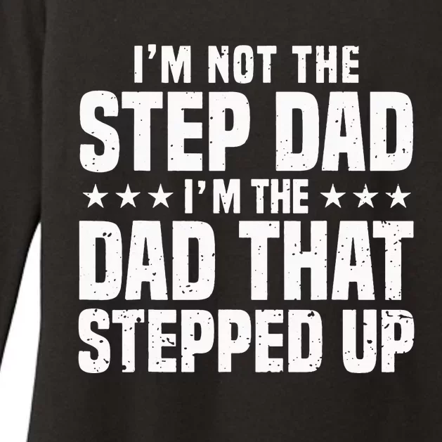 Cool Step Up Dad For Father World's Best Stepdad Ever Womens CVC Long Sleeve Shirt