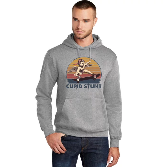 Cupid Stunt Unhinged Cringe Funny Inappropriate Embarrassing Tall Hoodie